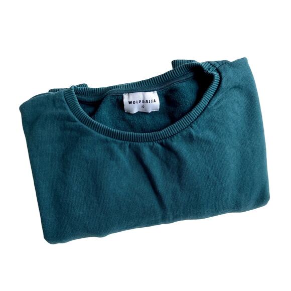 Wolf and Rita Sweatshirt Dress - Green - 10 - Picture 6 of 6